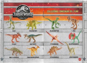  Jurassic World mini dinosauri