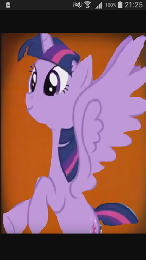  Princess Twilight Sparkle is on the Red Screen