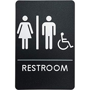  Restroom Sign