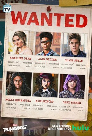  Runaways Season 2 Poster