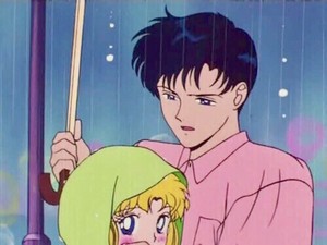Sailor Moon and Mamoru 