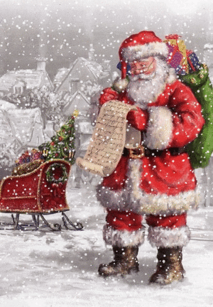 Santa In The Snow ⛄