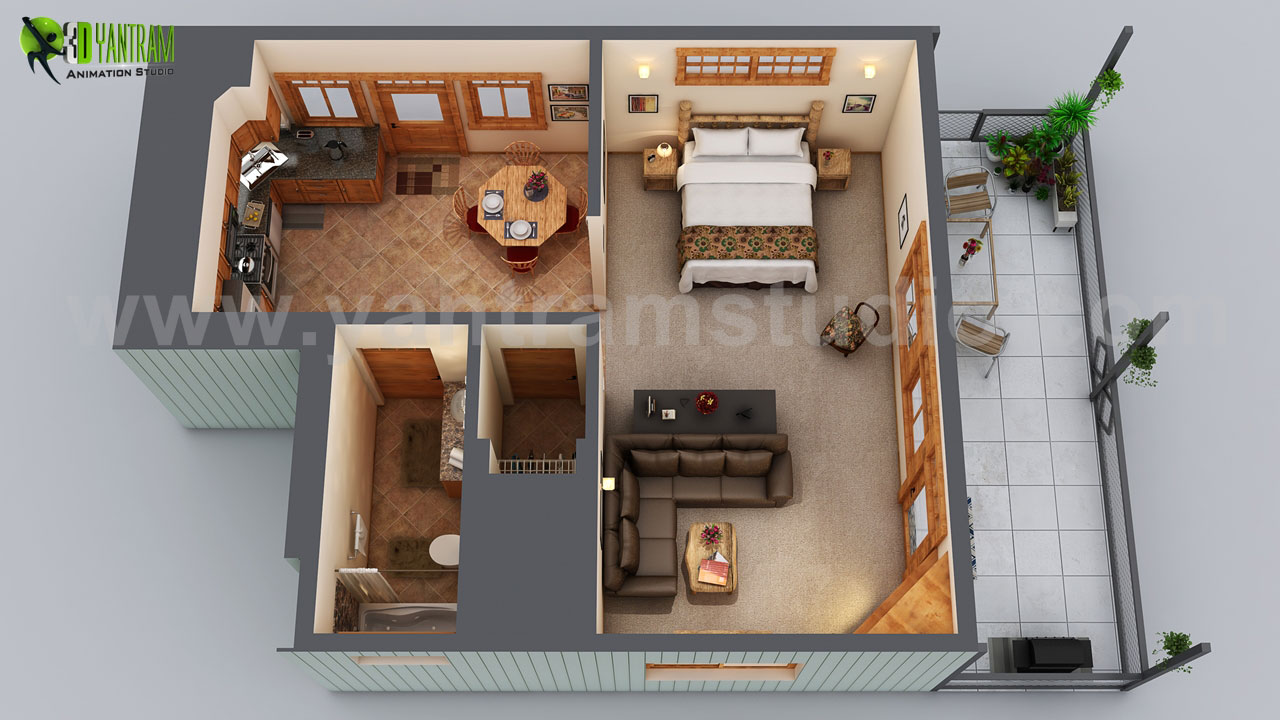 Best House Floor Plan Design Ideas by 3d interior rendering services