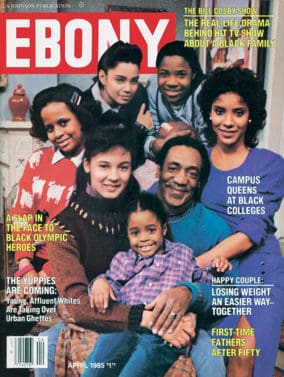  Cosby tampil Cast On The Cover Of Ebony