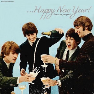  Happy New jaar from the Beatles!🥂