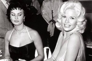  Jayne Mansfield And Sophia Loren