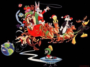  Looney Tunes Weihnachten Hintergrund