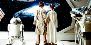  Luke Skywalker and Leia Organa
