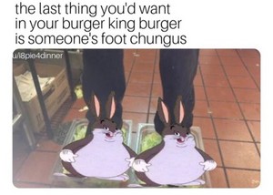  SOMEONE'S FOOT CHUNGUS!