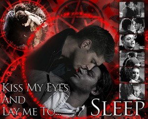  Sam/Dean kertas dinding - Ciuman My Eyes