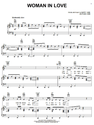  Sheet Music To Woman In pag-ibig