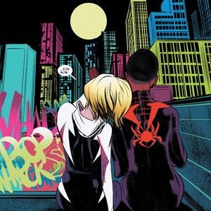  miles morales and クモ, スパイダー gwen