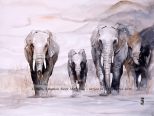  gajah Artwork