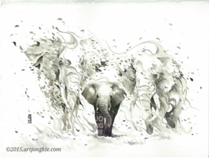  gajah Artwork
