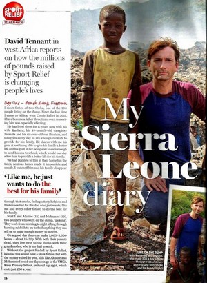 Magazine artikel about David Tennant