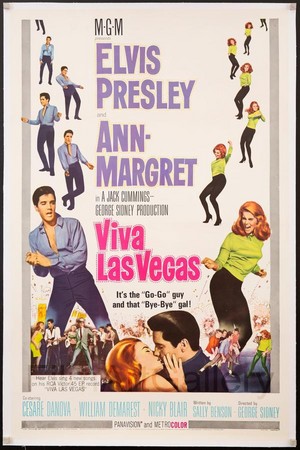  Movie Poster 1964 Film, Viva, Kas Vegas