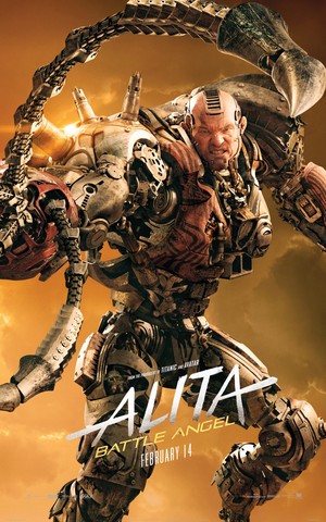  Alita: Battle 天使 Character Posters