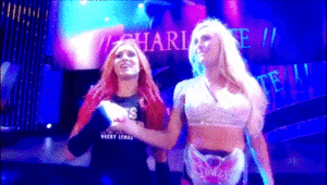  charlotte Flair and Becky Lynch