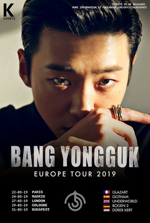 Former B.A.P member Bang Yongguk announces European tour