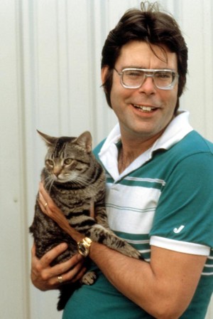  Stephen King And His Cat