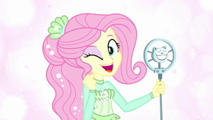 Fluttershy winks at the fourth wall again EGDS26