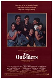  Movie Poster 1983 Film, The Outsiders