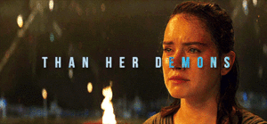  Rey/Finn Gif - His upendo Roared Louder Than Her Demons