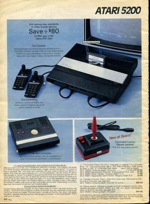  1983 Promo Ad Atari 5200