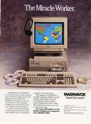  A Vintage Promo Ad Magnavox Personal Computer