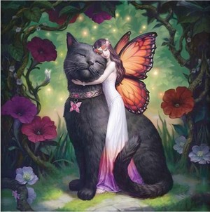  A fairy and her cat