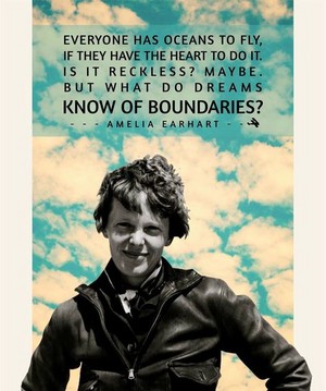  Amelia Earhart quote 🌺