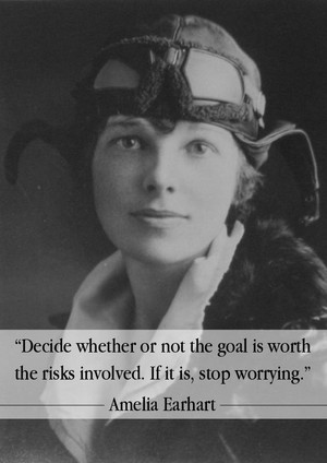  Amelia Earhart quote 🌺