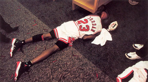  An emotional Michael Jordan on Father's Tag - 1996 NBA Finals