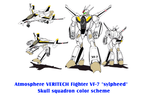  Atmosphere VERITECH VF-7 sylpheed Skull squadron
