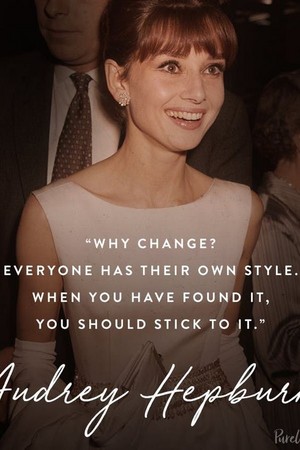  Audrey Hepburn quote 💗