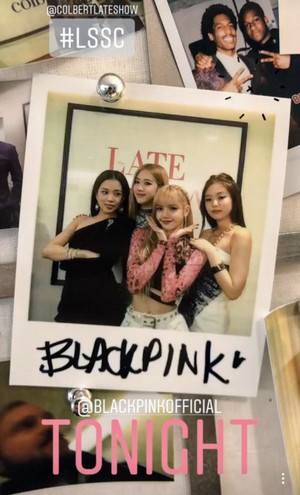  BLACKPINK at The Late 显示 with Stephen Colbert