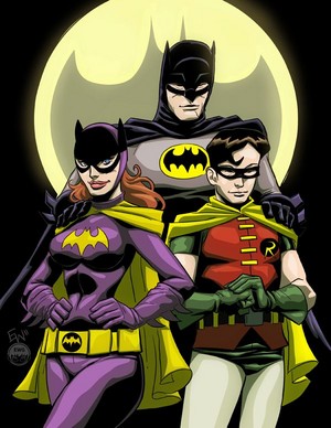  Batman,Batgirl and Robin