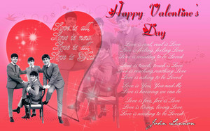  Beatles Valentine's día Card