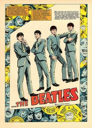  Beatles comic page