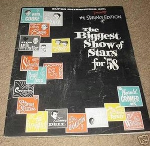  Biggest Показать Of Stars 1958 концерт Tour Program