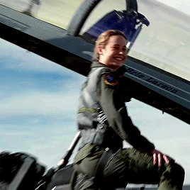  Brie Larson visits a USAF base