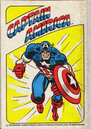  Captain America sticker (1979)