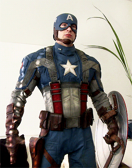  Chris Evans at costume fitting for Captain America: The First Avenger