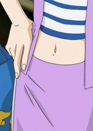  Digimon Frontier Zoe Belly Button Episode 15