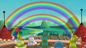  Double rainbow, all the way..!