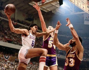  Dr. J's Baseline اقدام - 1980 NBA Finals