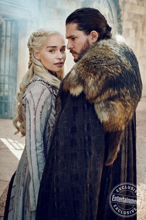 Entertainment Weekly Photoshoot - 2019 - Emilia Clarke as Daenerys and Kit Haringotn as Jon Snow