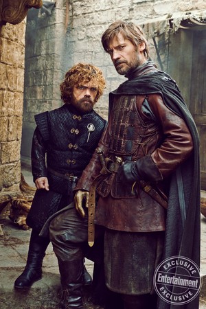  Entertainment Weekly Photoshoot - 2019 - Peter Dinklage as Tyrion and Nikolaj Coster-Waldau as Jaime