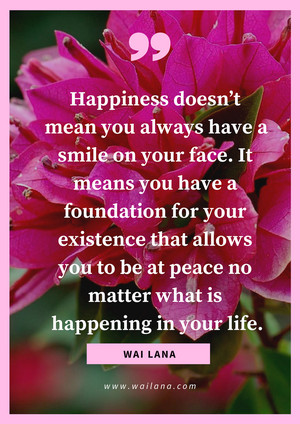 Happiness is matters