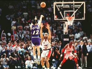  John Stockton's Series-Winning Three-Pointer - Game 6 1997 Western Conference Finals
